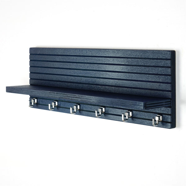 Raft LAZ165, albastru inchis, lemn, 20x9x13 cm