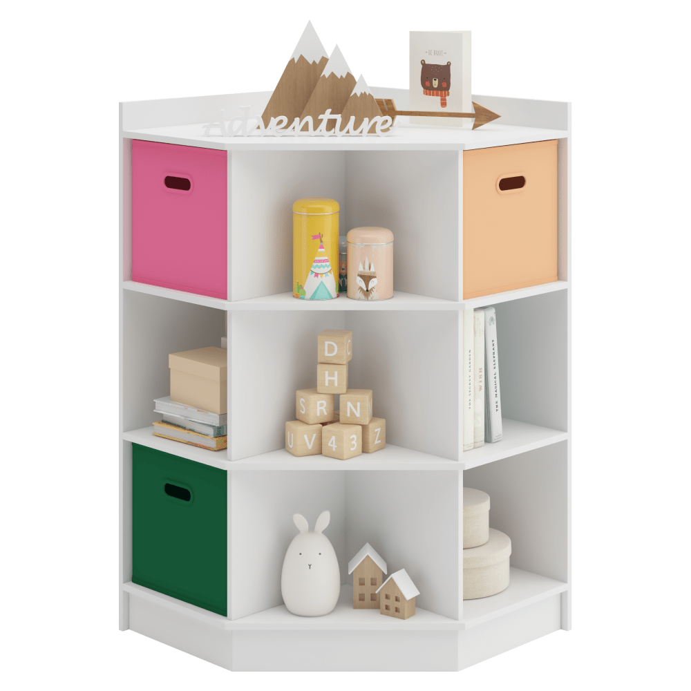 Raft LUIGE, alb, PAL melaminat, 80x60x94 cm