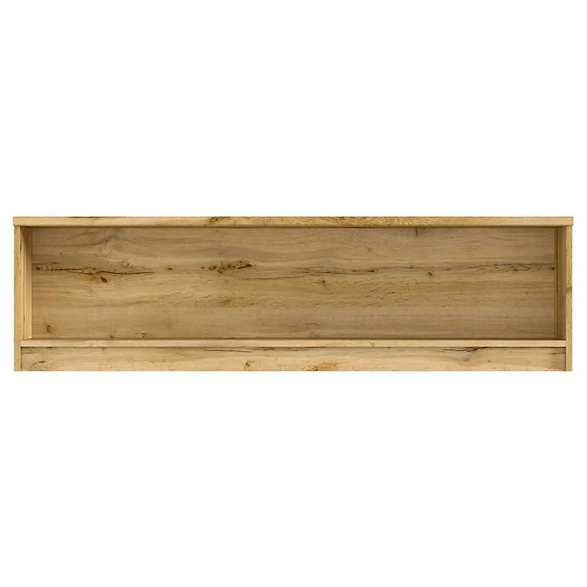 Raft NUIS, stejar wotan, PAL laminat, 135x29x38 cm