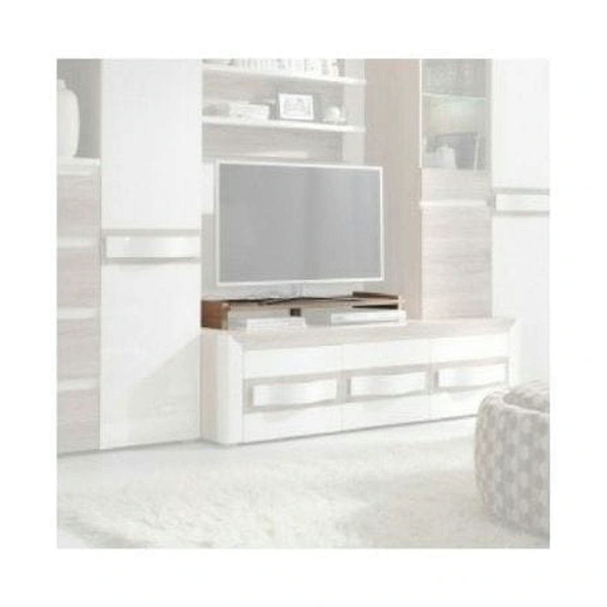 Raft PASSIONATA PS7, maro deschis, PAL laminat, 98x37x14 cm