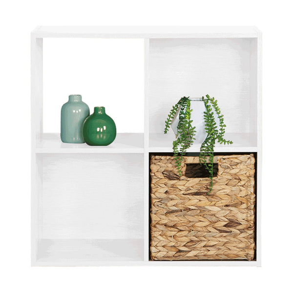 Raft PRETO, alb, PAL, 60x28x60 cm