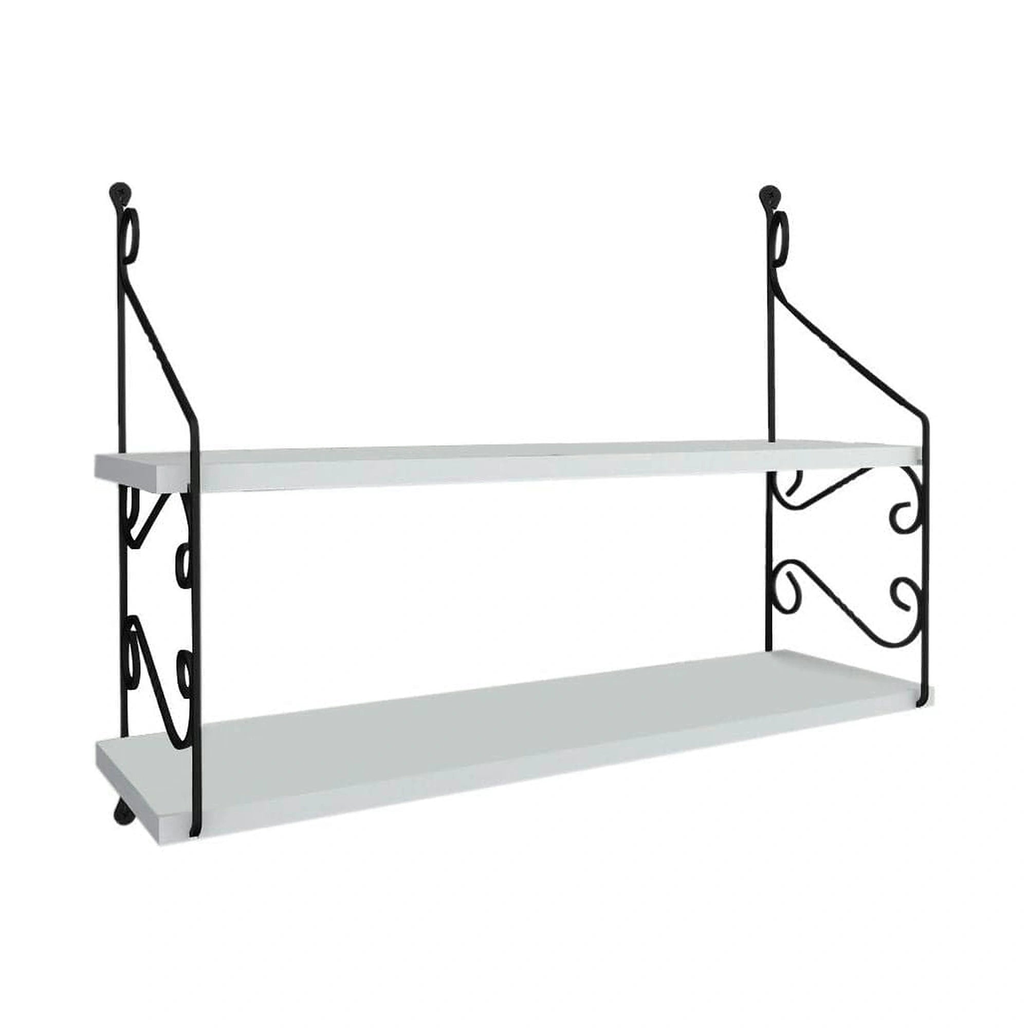 Raft SERAMONI, alb, PAL melaminat, 72x20x51 cm