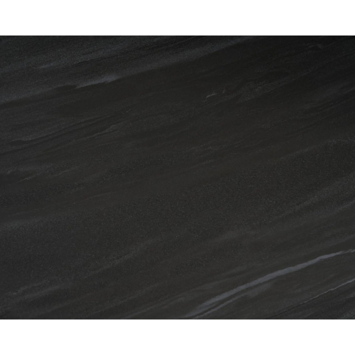 Masa extensibila REEF, gri antracit cu efect de piatra/negru, ceramica/metal, 90/140x70x75 cm