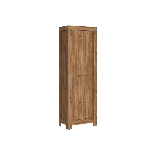 Dulap GENT, stejar stirling, PAL laminat, cu o usa, 66x40x201 cm