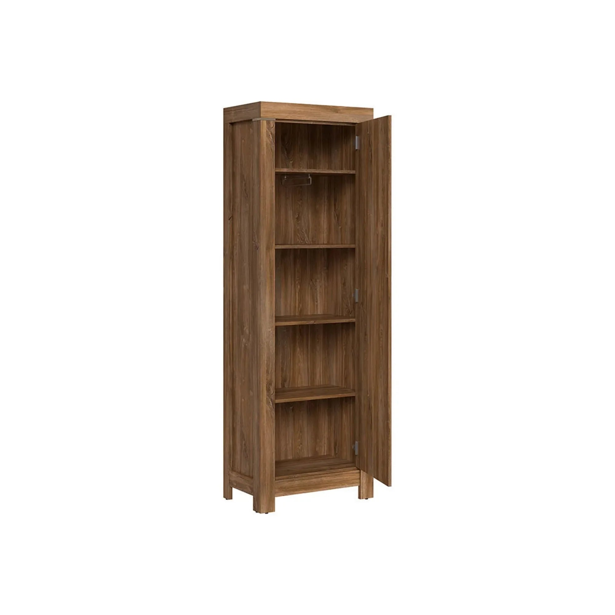 Dulap GENT, stejar stirling, PAL laminat, cu o usa, 66x40x201 cm