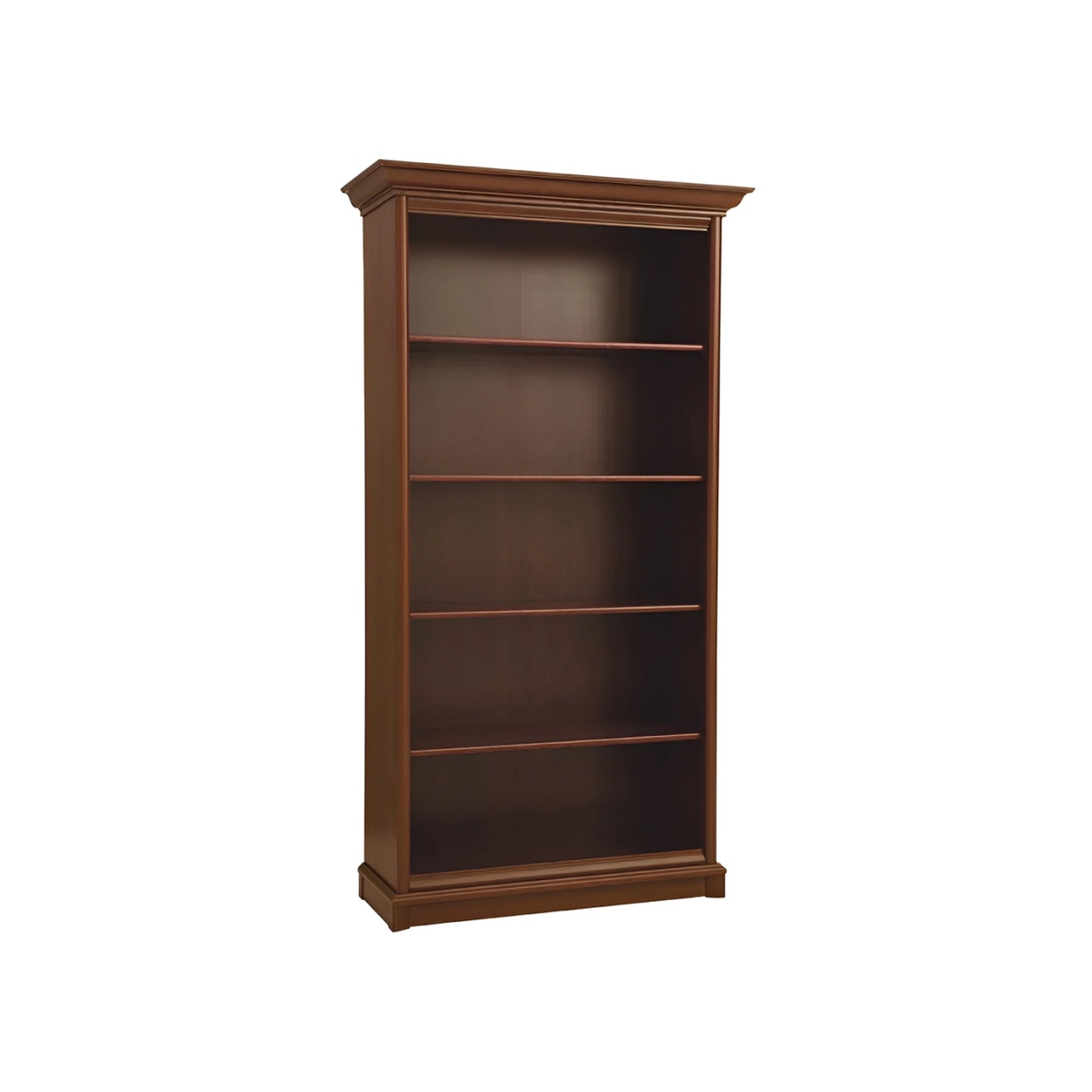 Biblioteca clasica living KENT, castan, PAL, 110x43x205 cm