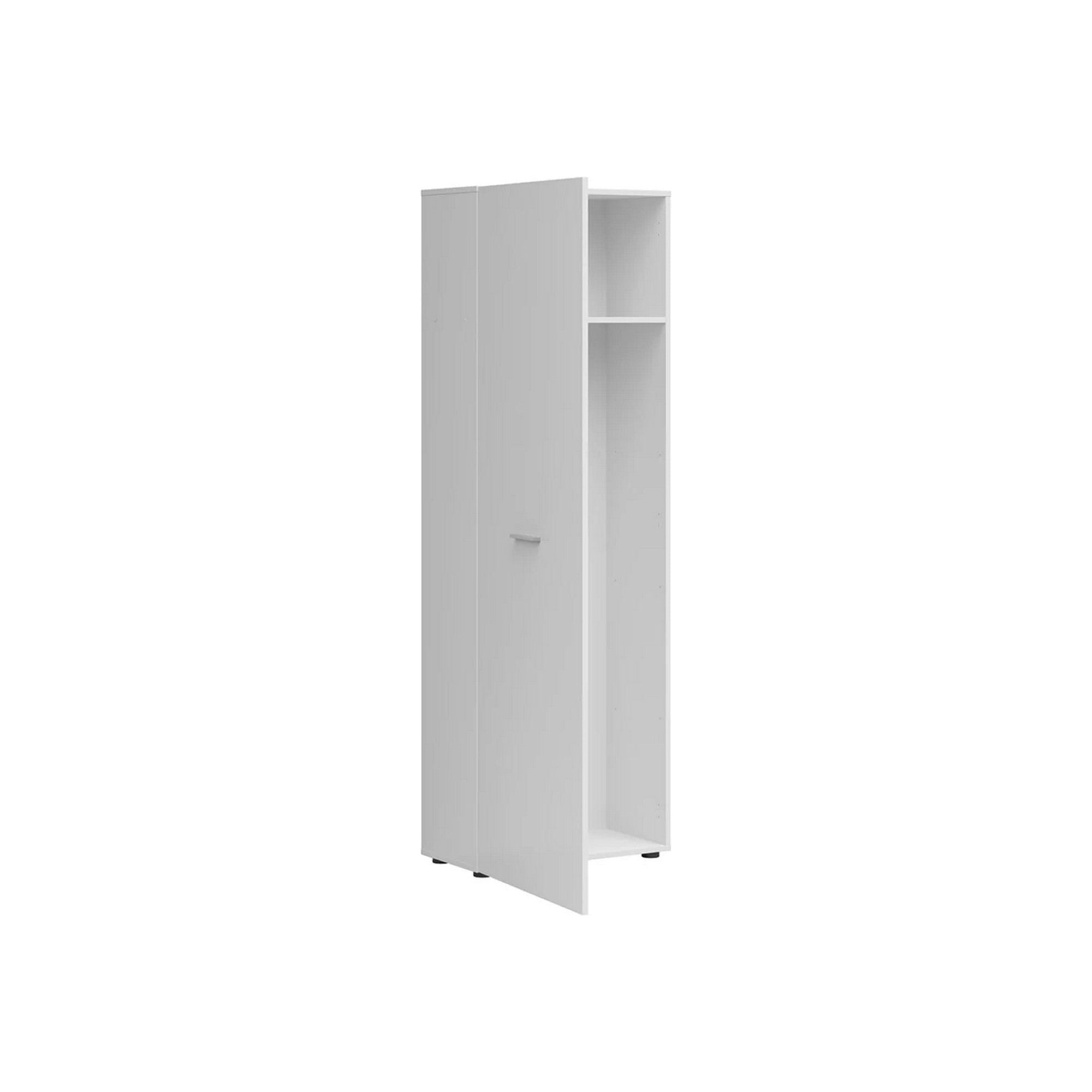 Dulap NENO, alb, PAL, cu o usa, 60x32x179 cm
