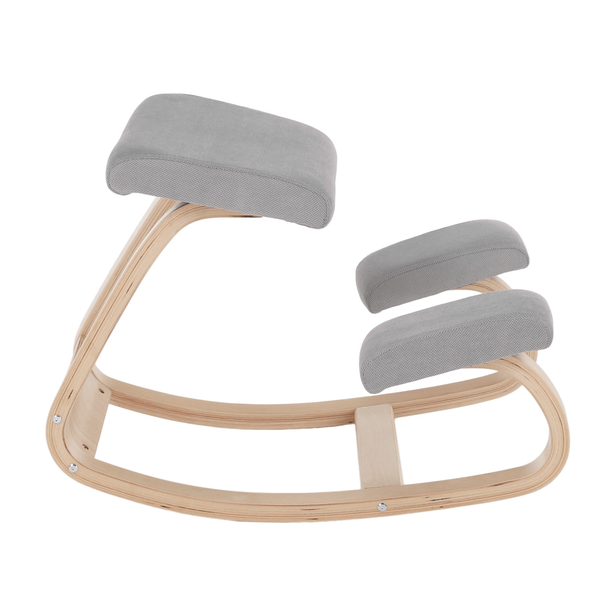Scaun în genunchi, gri-maro Taupe/natural, RENAR