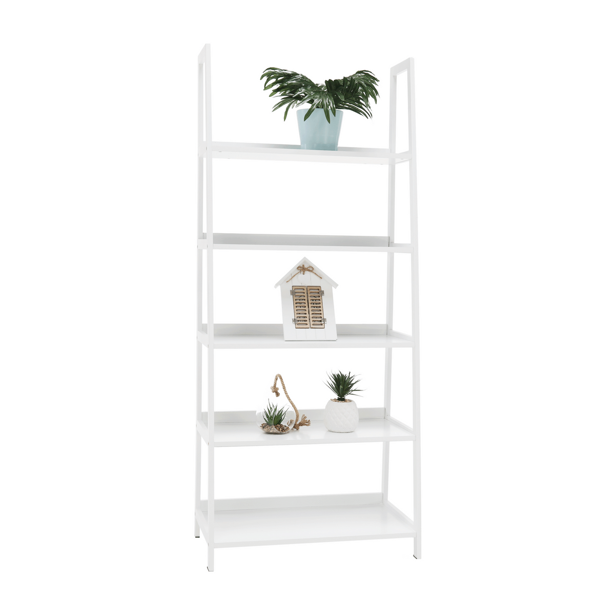 Etajera REON TYP 3, alb, 63x36x149 cm