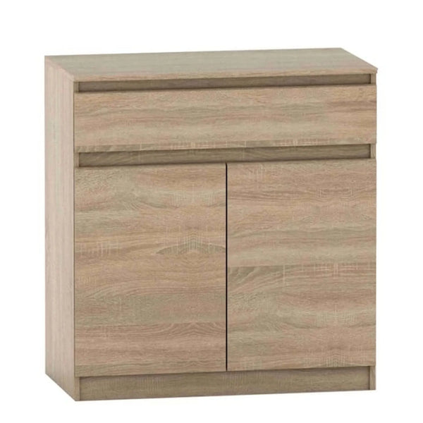 Comoda LOGAN NEW 02, stejar sonoma, DTD laminat, 92x40x94 cm