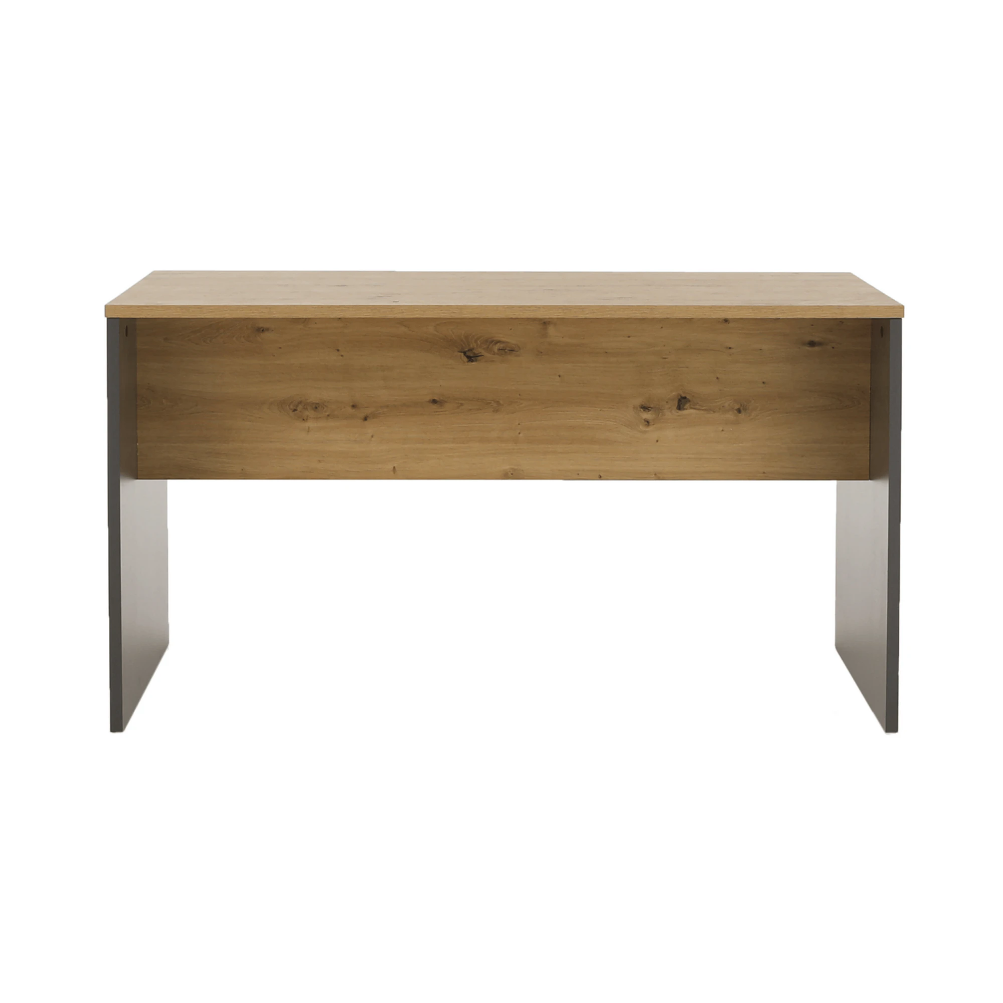 Masa birou RIOMA NEW TYP 16, gri grafit/stejar artisan, DTD laminat, 160x80x76 cm