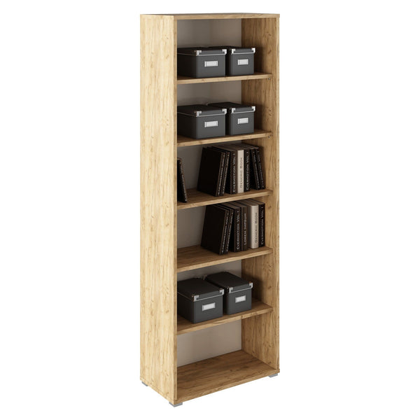 Biblioteca RIOMA NEW TYP 01, stejar sonoma, DTD laminat, 75x38x218 cm