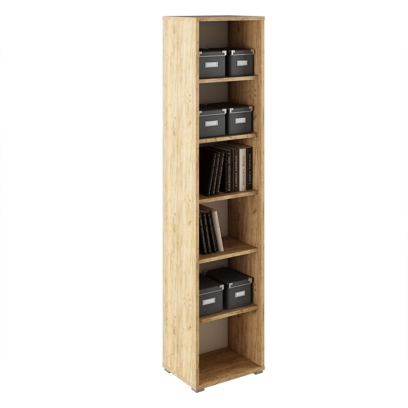 Biblioteca RIOMA TYP 02, stejar artisan, DTD laminat, 50x38x218 cm