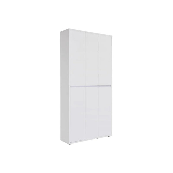 Pantofar LIV, alb, PAL laminat, 100x34x210 cm
