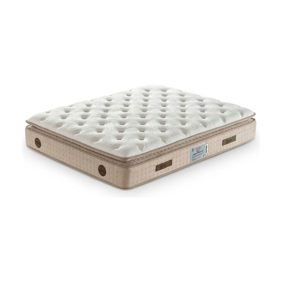 Saltea 1.60 2.00 AMERICA MEMORY TOP, alb/bej