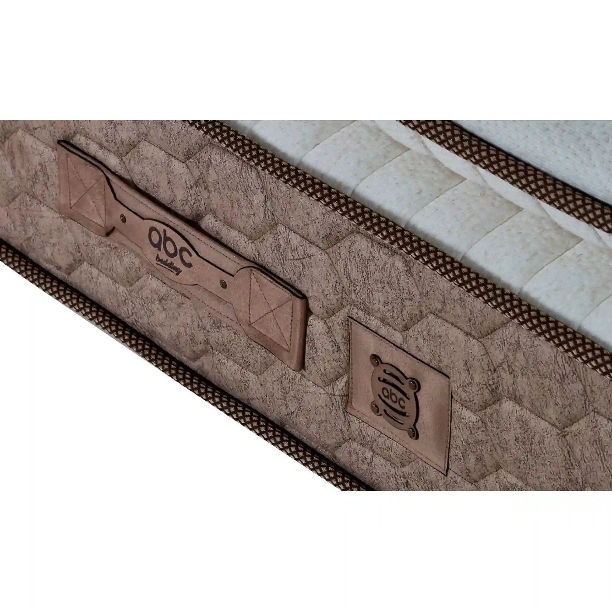 Saltea OCALIPTUS, alb/maro, 160x200 cm