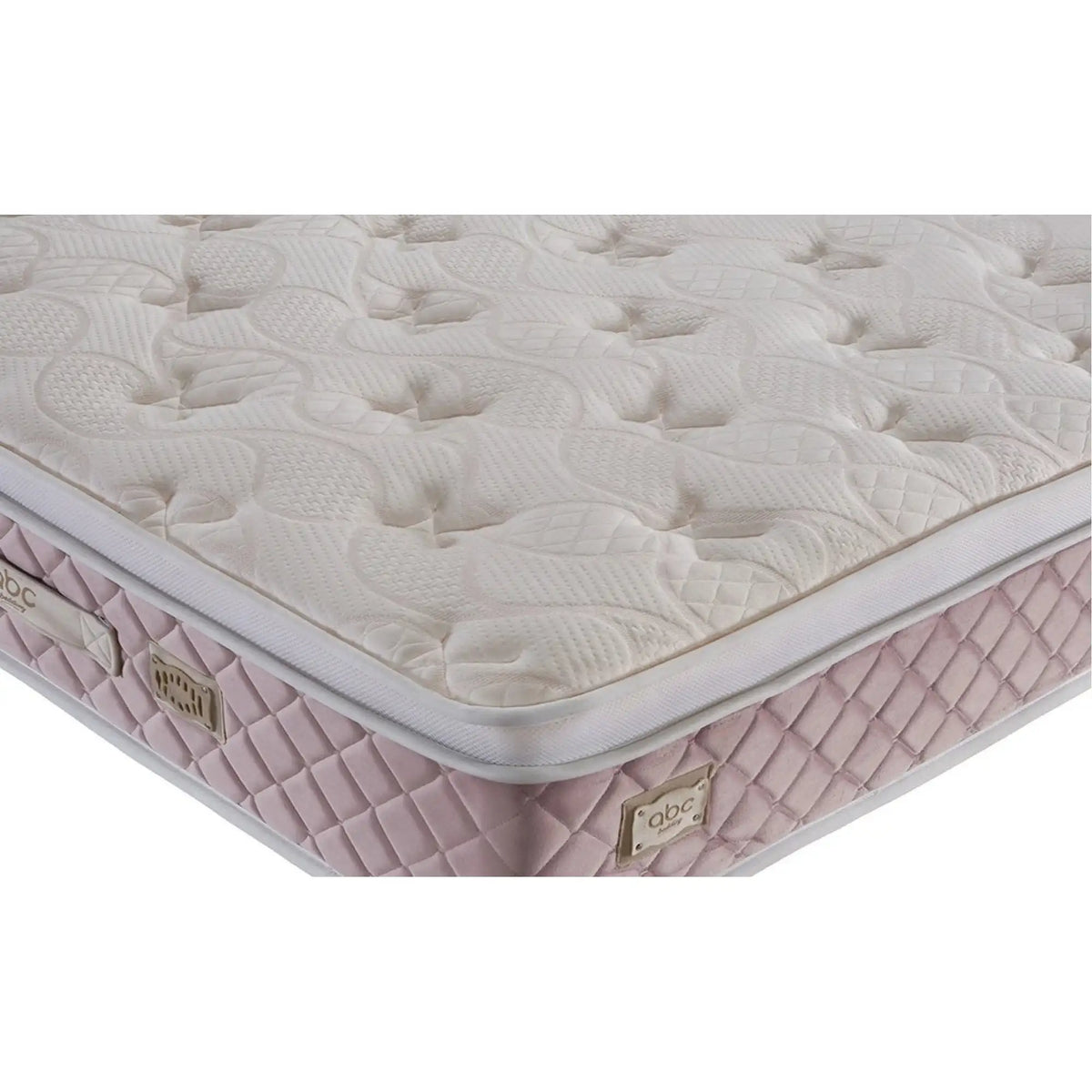Saltea memory 140x200 VISCO LUX, alb/roz