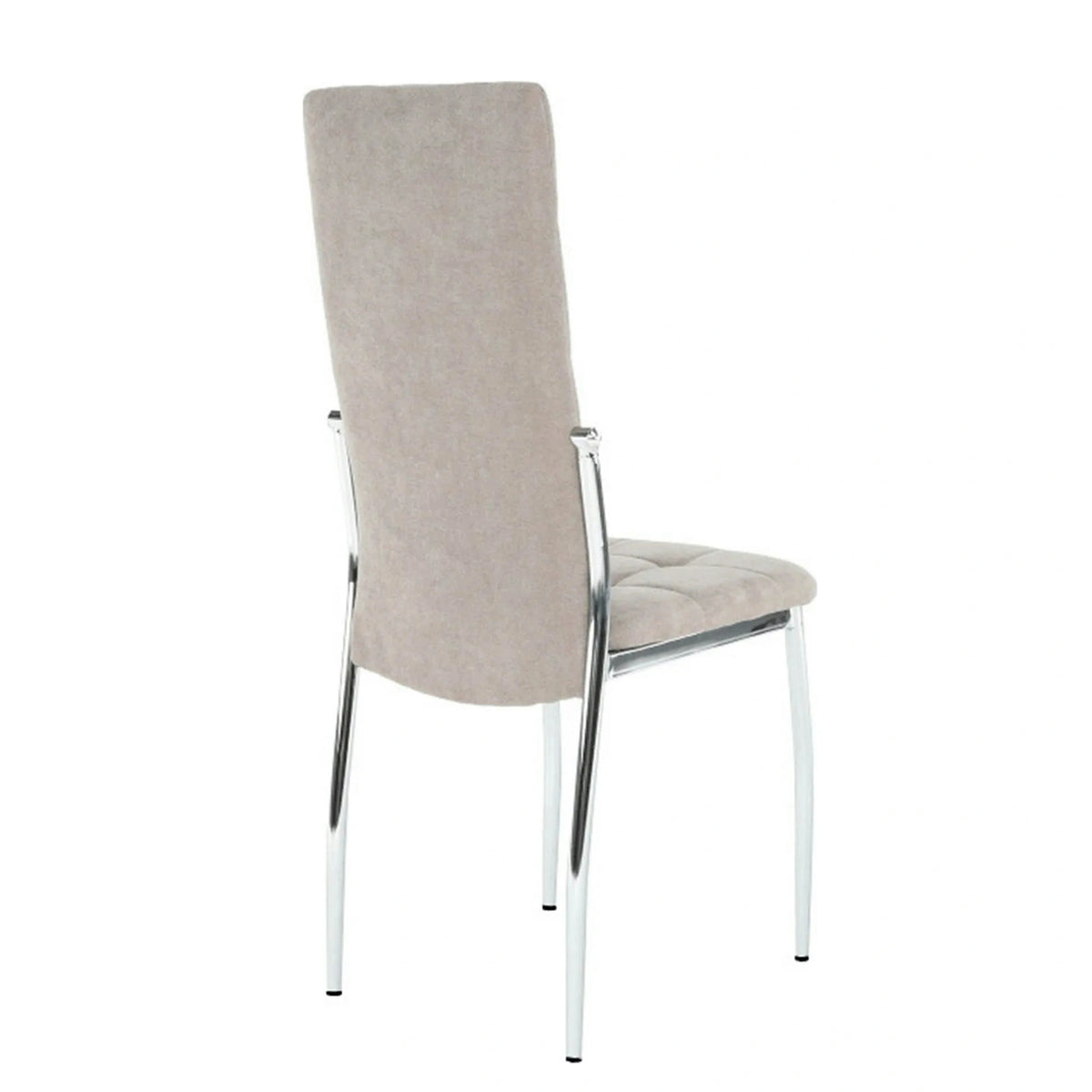 Scaun ADORA NEW, bej, stofa clasica/metal, 42x51x99 cm