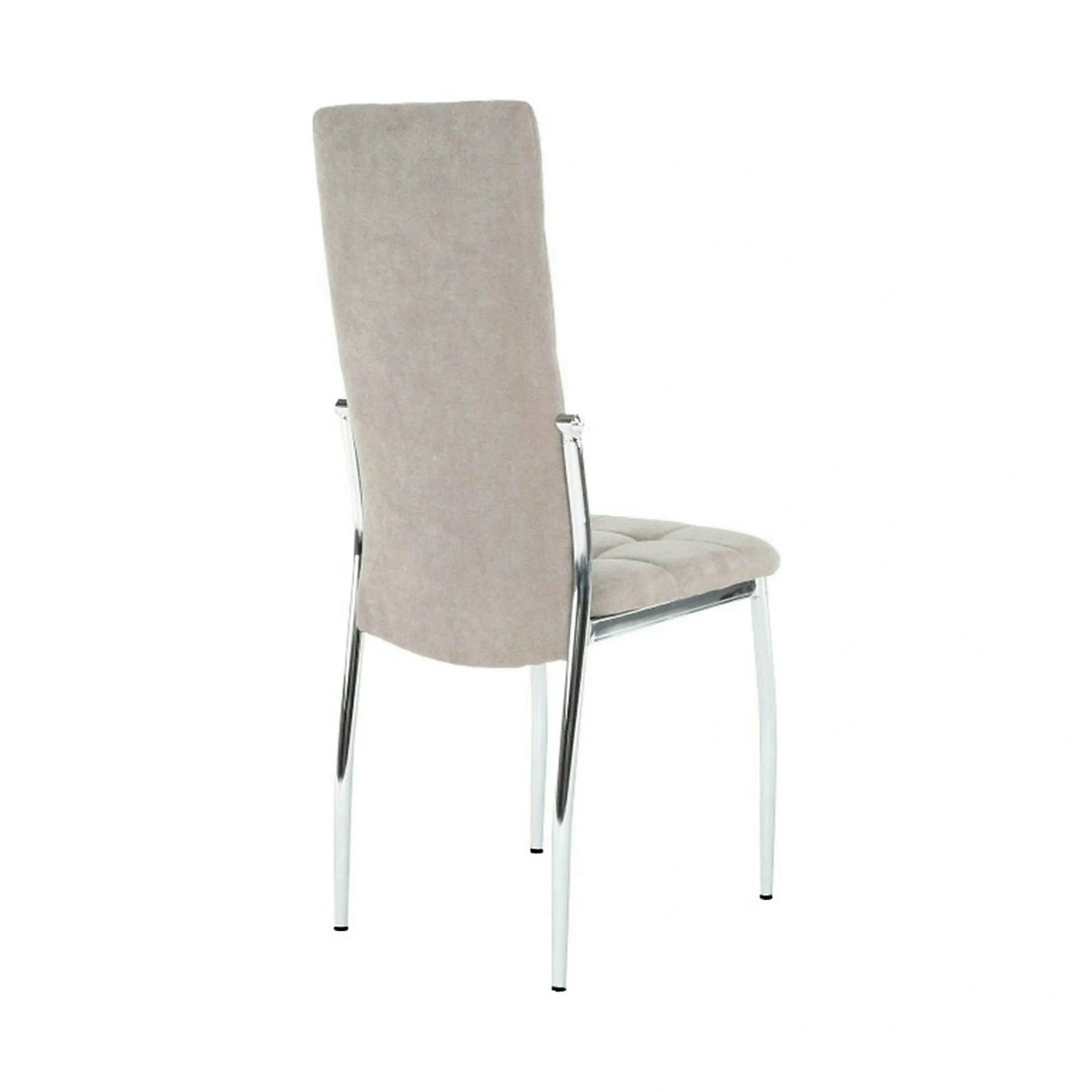 Scaun ADORA NEW, bej, stofa clasica/metal, 42x51x99 cm