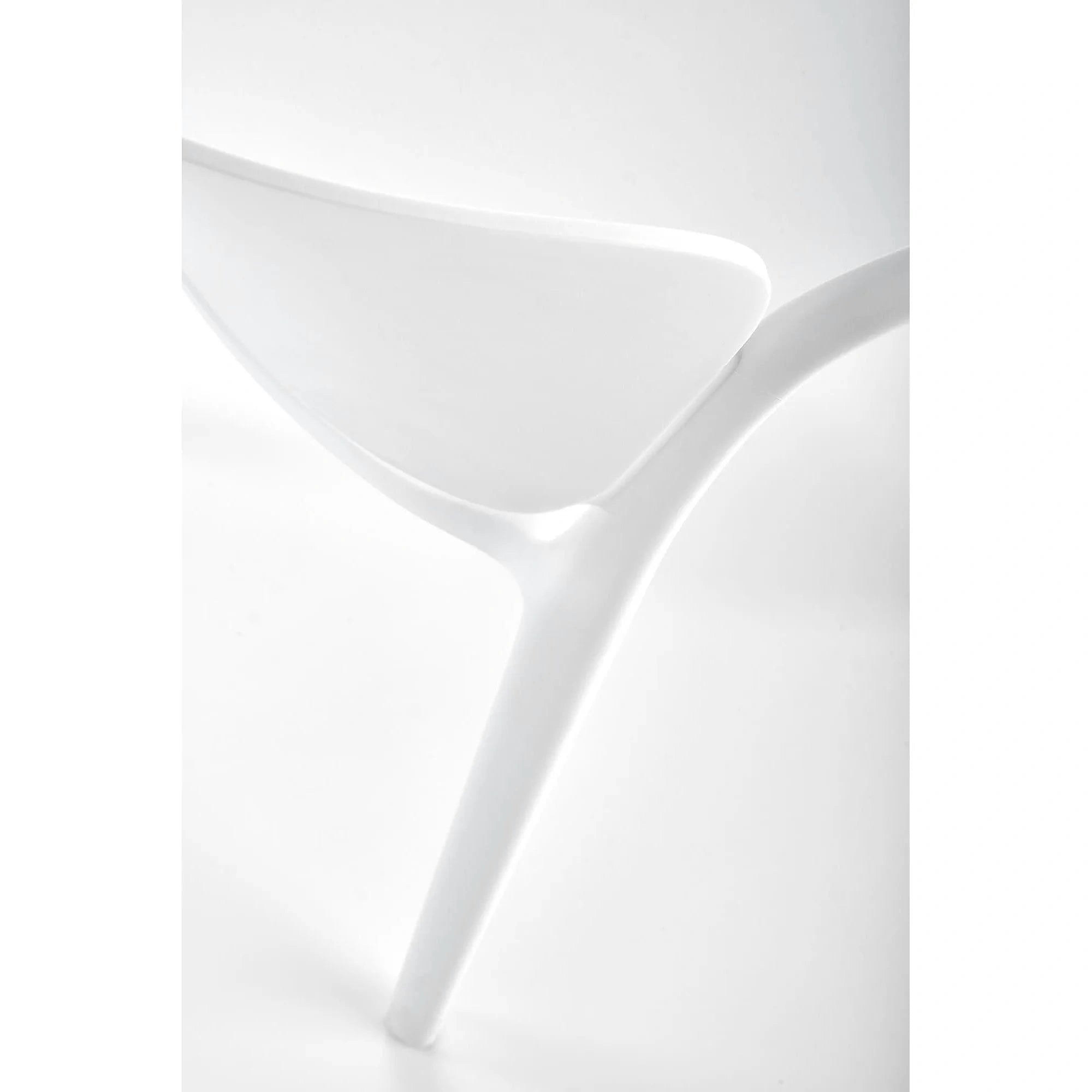 Scaun afara K491, alb, polipropilena, 60x56x76 cm