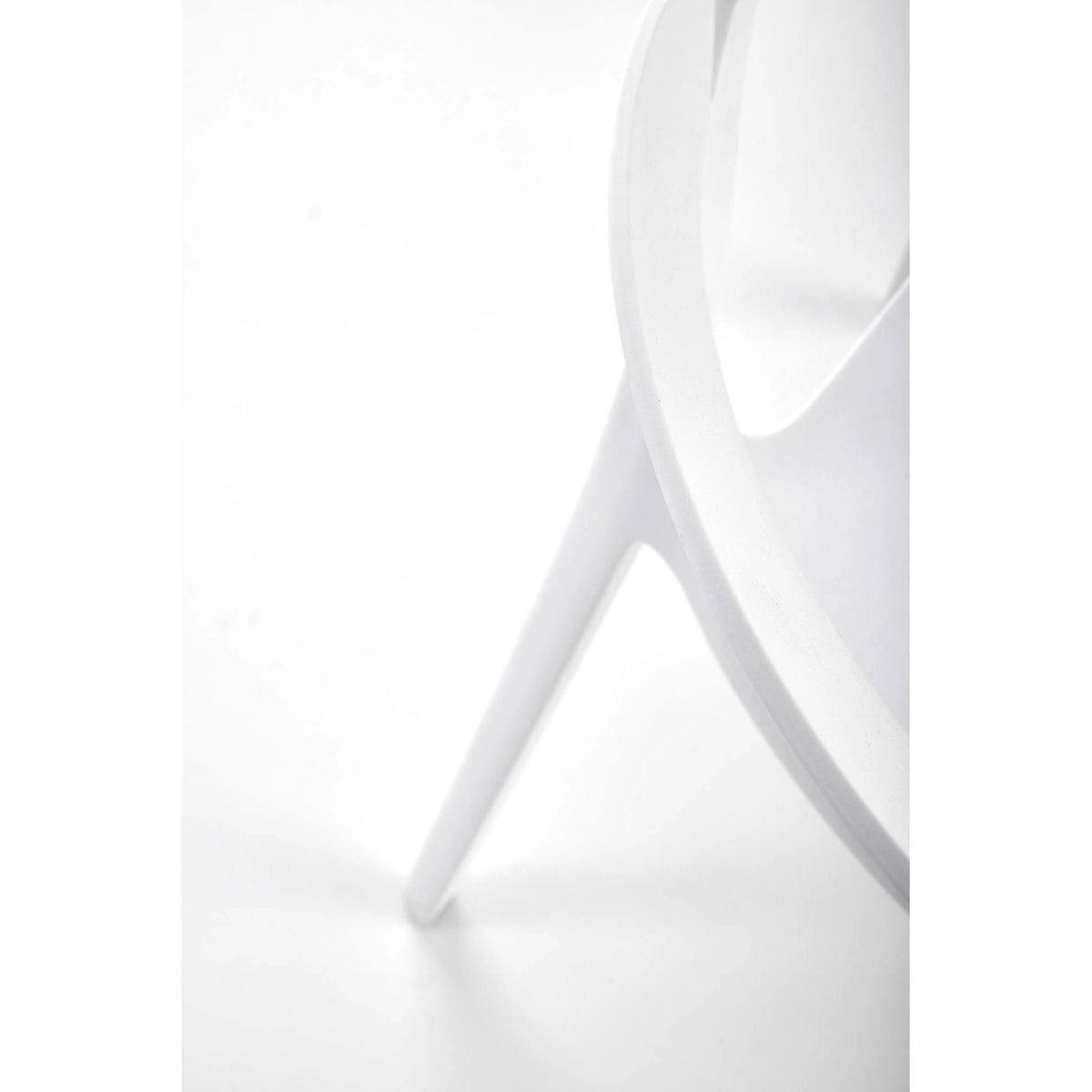 Scaun afara K491, alb, polipropilena, 60x56x76 cm