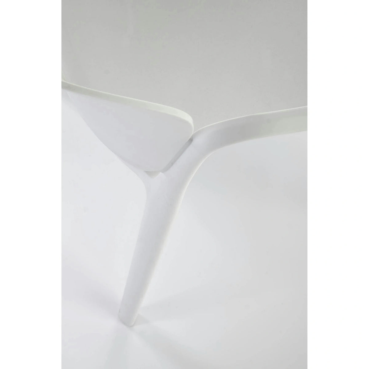 Scaun afara K491, alb, polipropilena, 60x56x76 cm