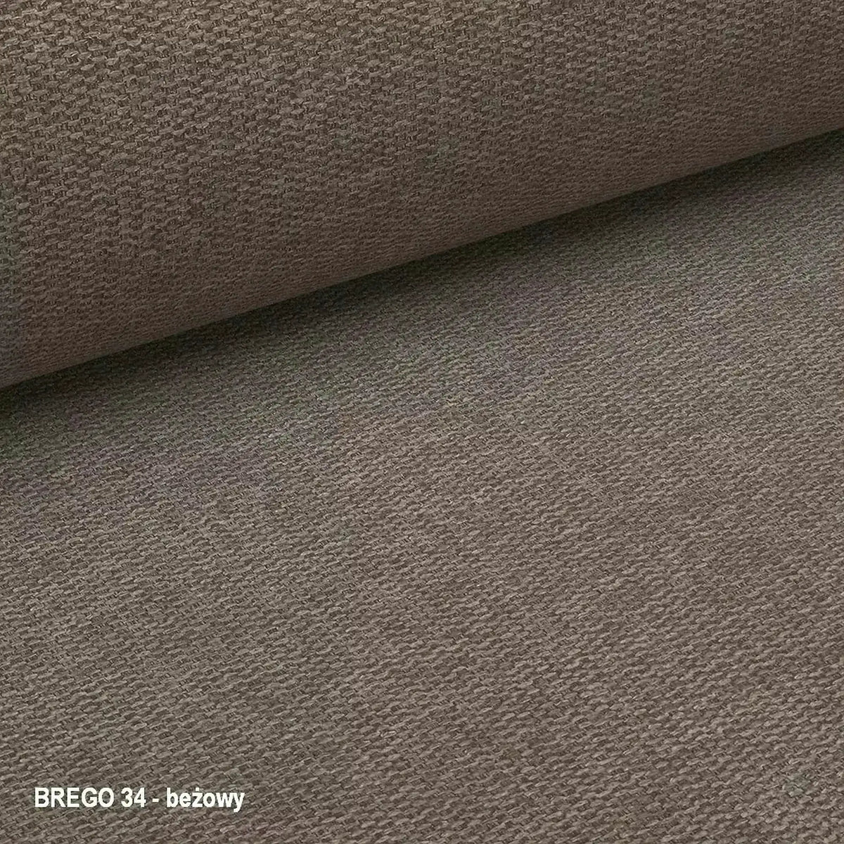Scaun ALAN, bej inchis/negru mat, stofa clasica/metal, 45x39x91 cm
