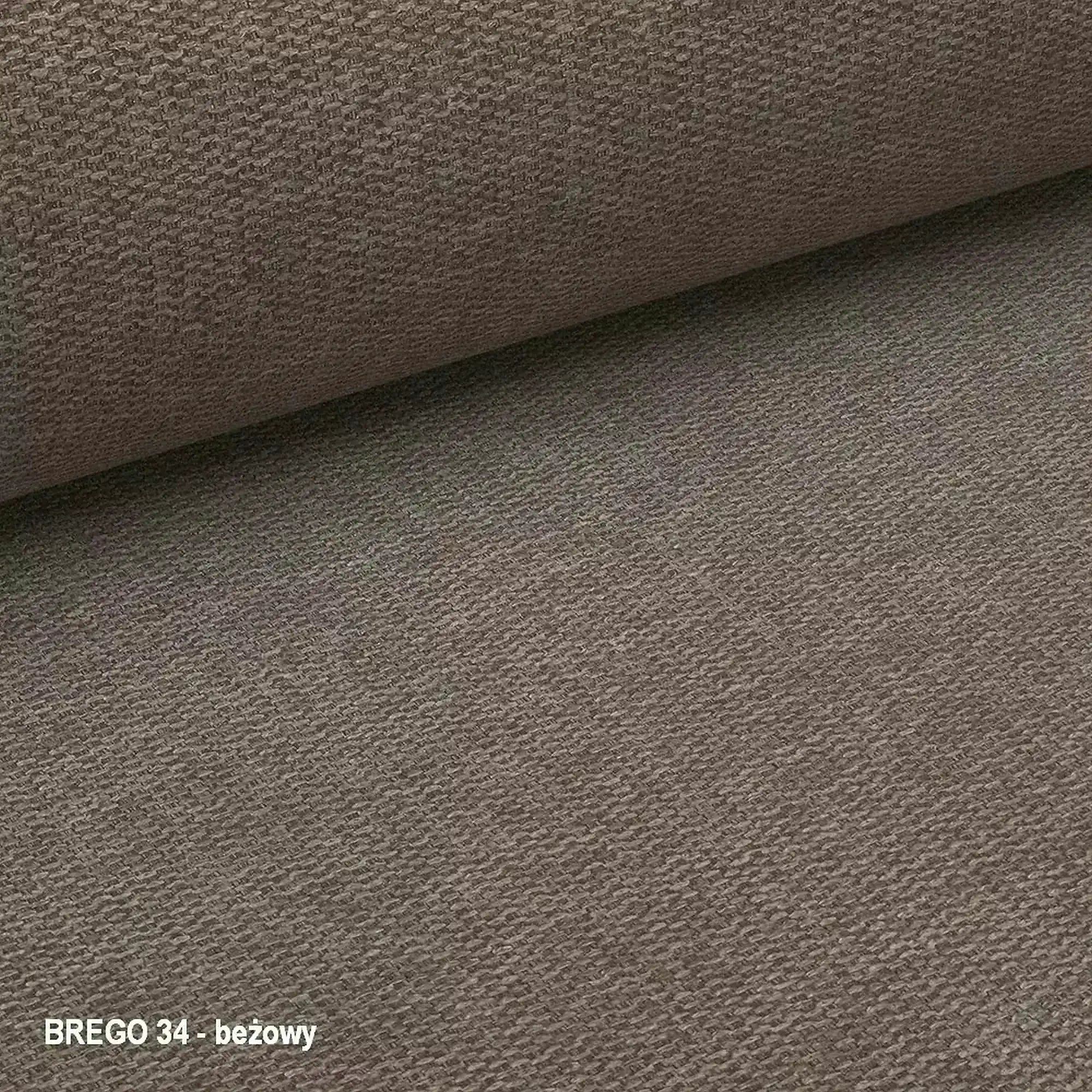 Scaun ALAN, bej inchis/negru mat, stofa clasica/metal, 45x39x91 cm