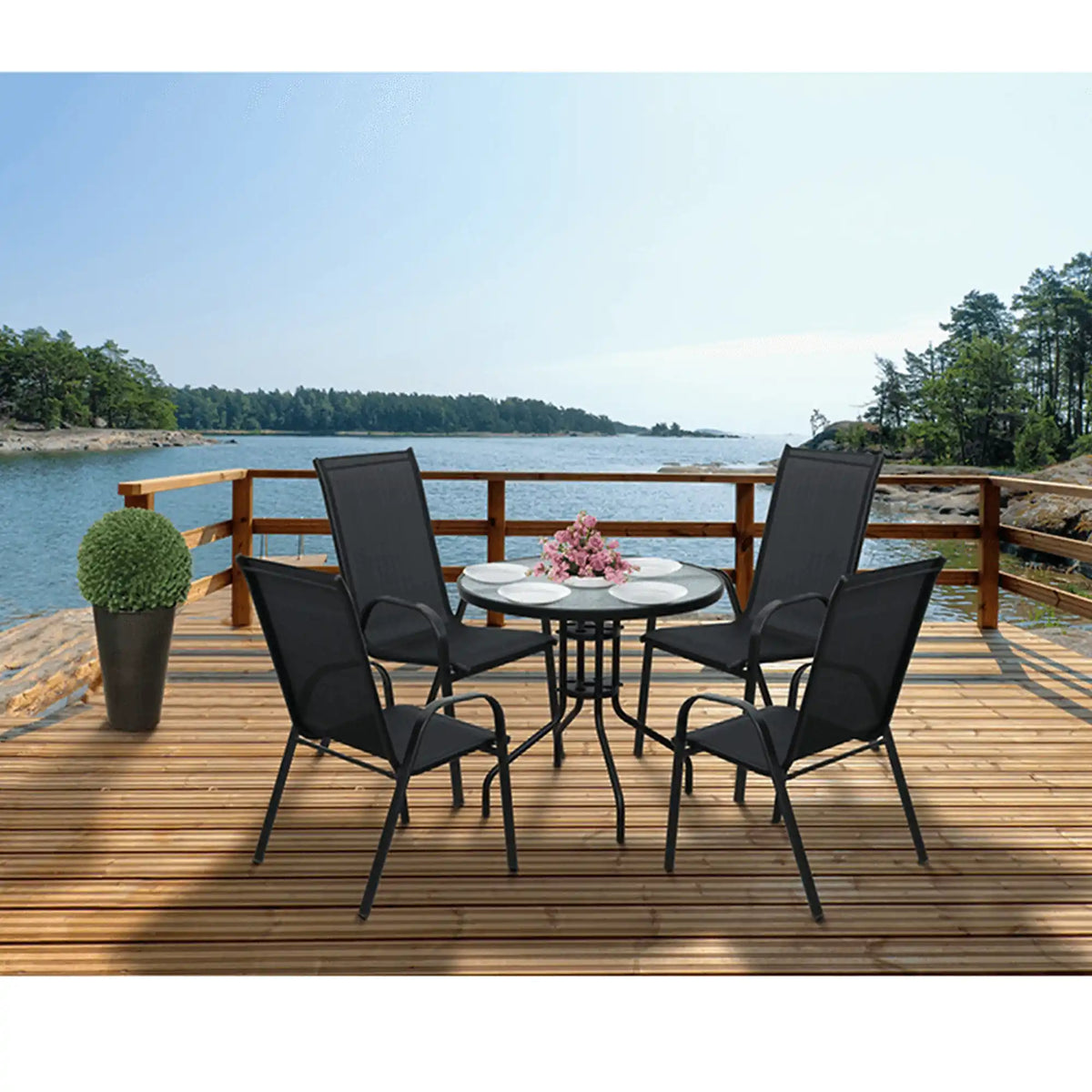 Scaun ALDERA, gri inchis/negru, stofa clasica/otel, 54x72x96 cm