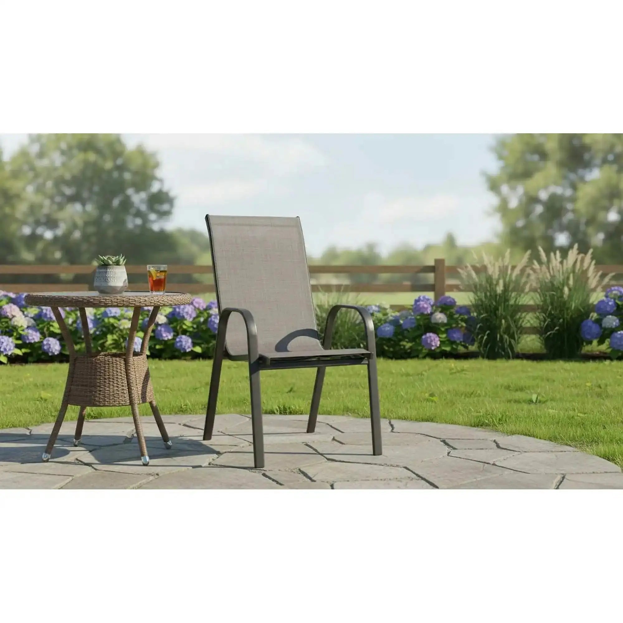 Scaun ALDERA, maro, stofa/otel, 54x72x96 cm