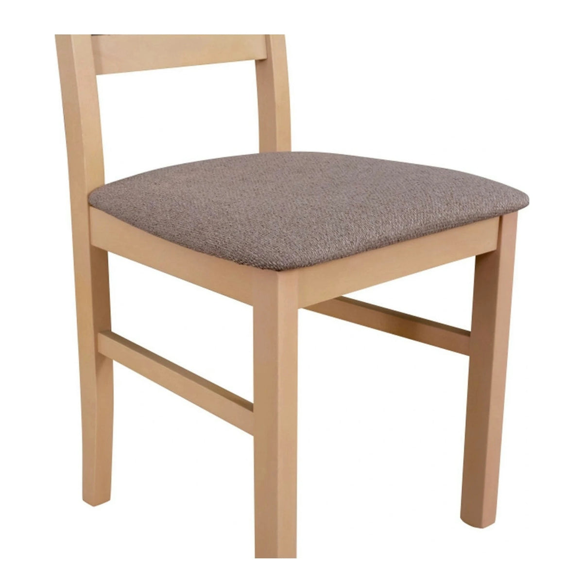 Scaun ALLA 3, maro/stejar sonoma, stofa clasica/lemn, 43x51x95 cm