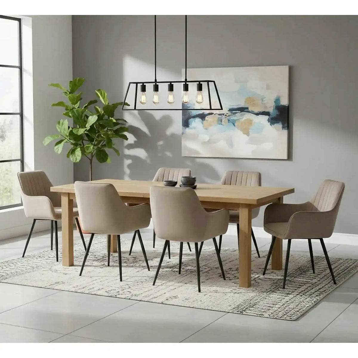 Scaun APPLE, bej inchis/negru, stofa catifelata - Bluvel 40/metal, 57x47x85 cm