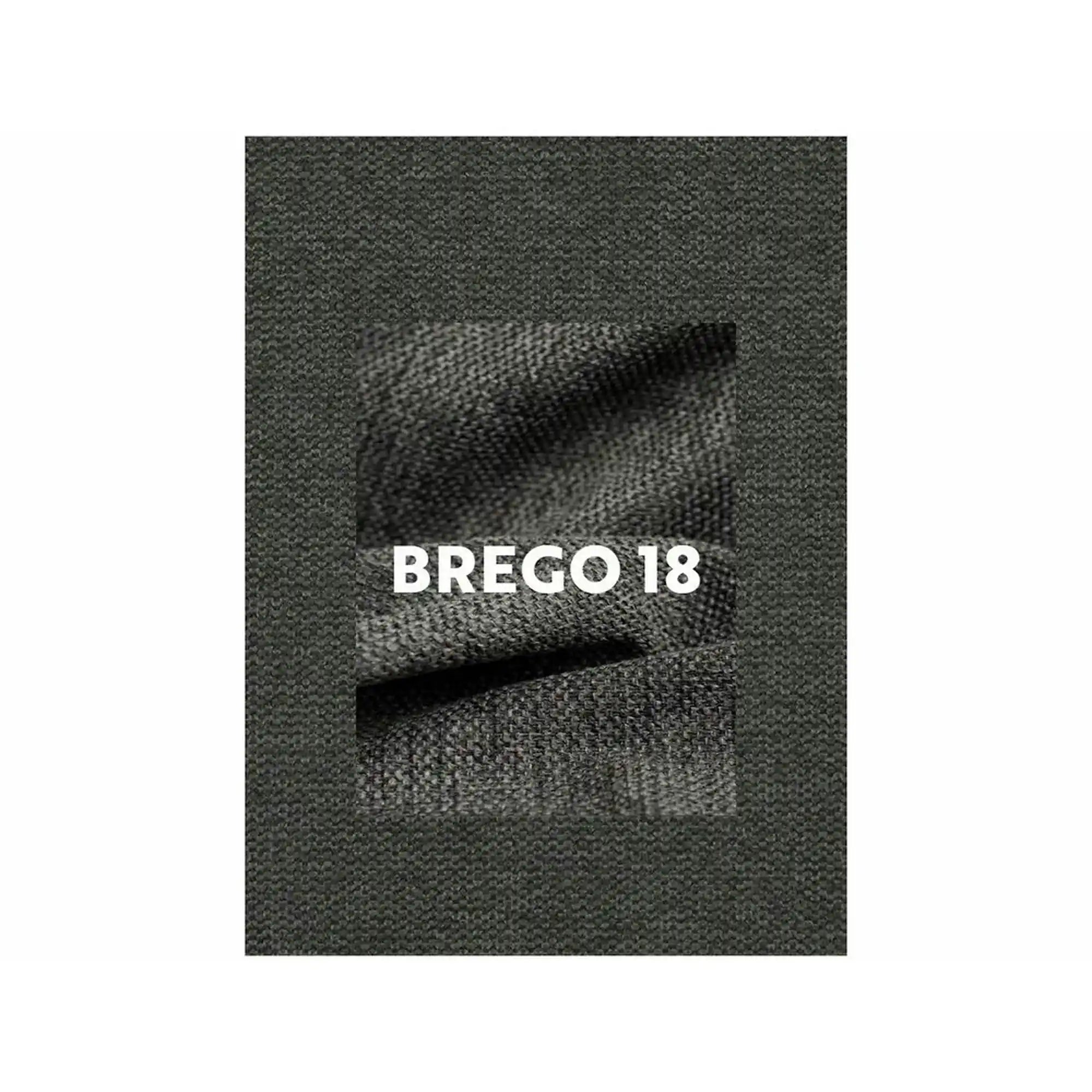Scaun ARCO, gri inchis/negru, stofa clasica - Brego 18/metal, 51x43x91 cm