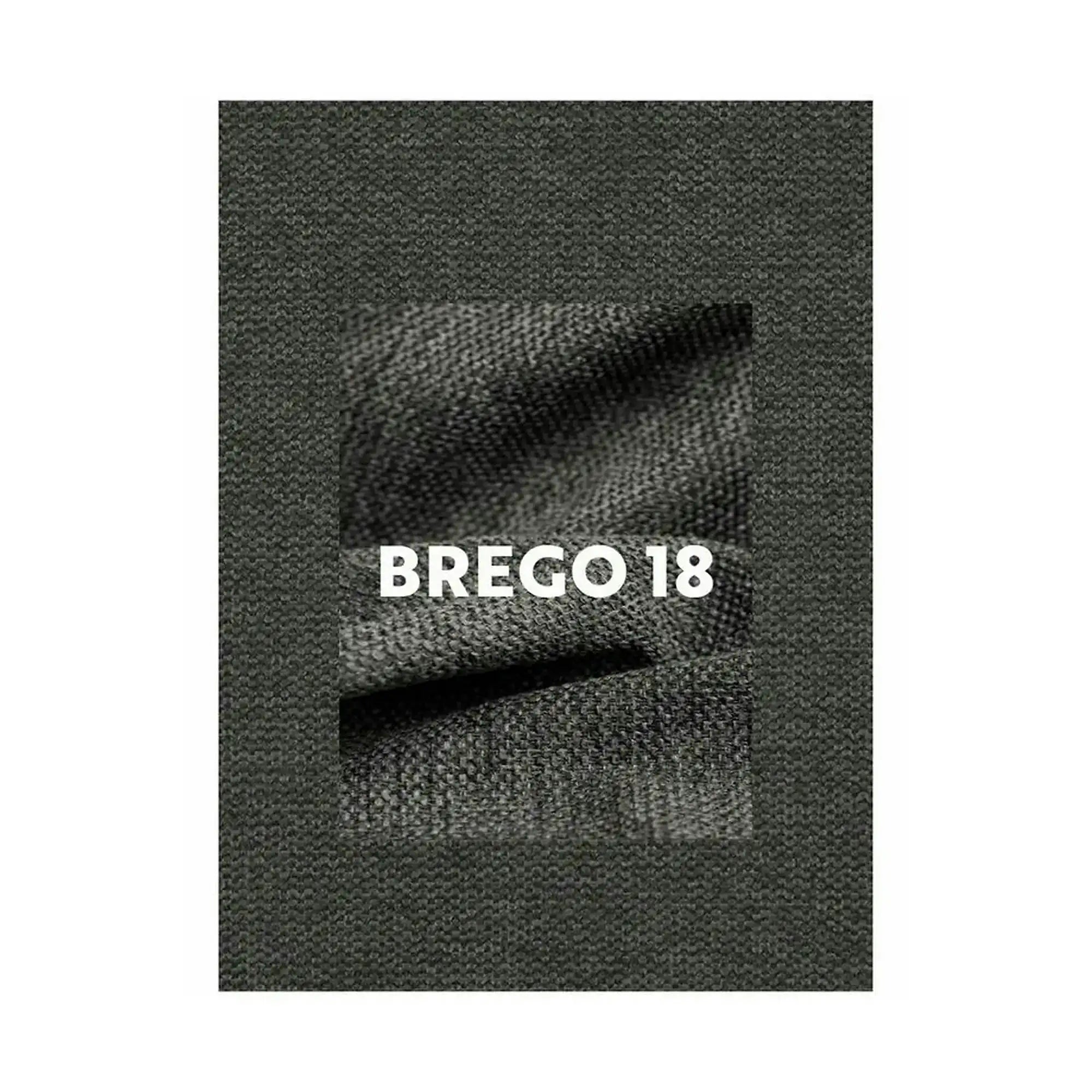 Scaun ARCO, gri inchis/negru, stofa clasica - Brego 18/metal, 51x43x91 cm