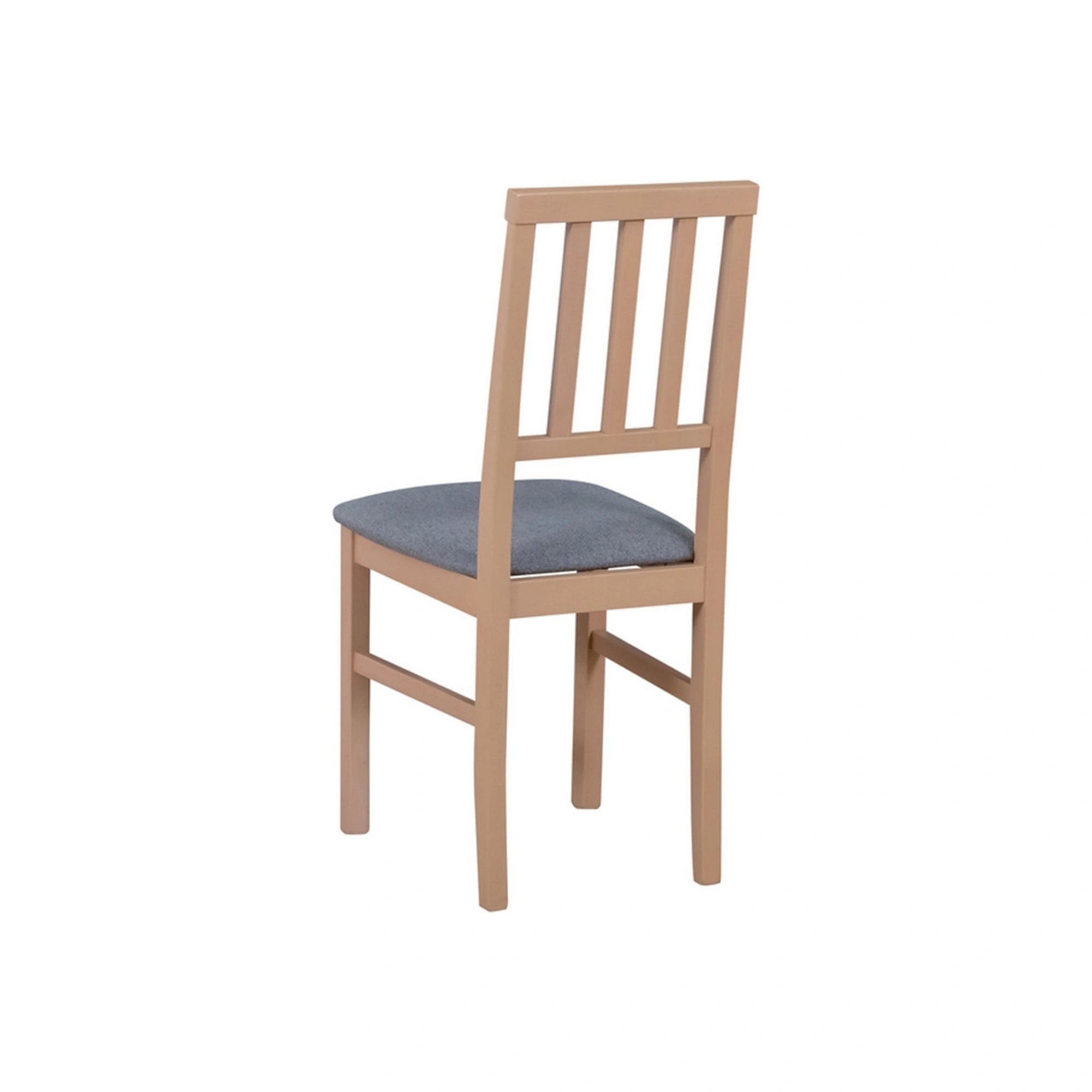 Scaun AREN, gri deschis/stejar sonoma, stofa clasica/lemn, 43x50x92 cm