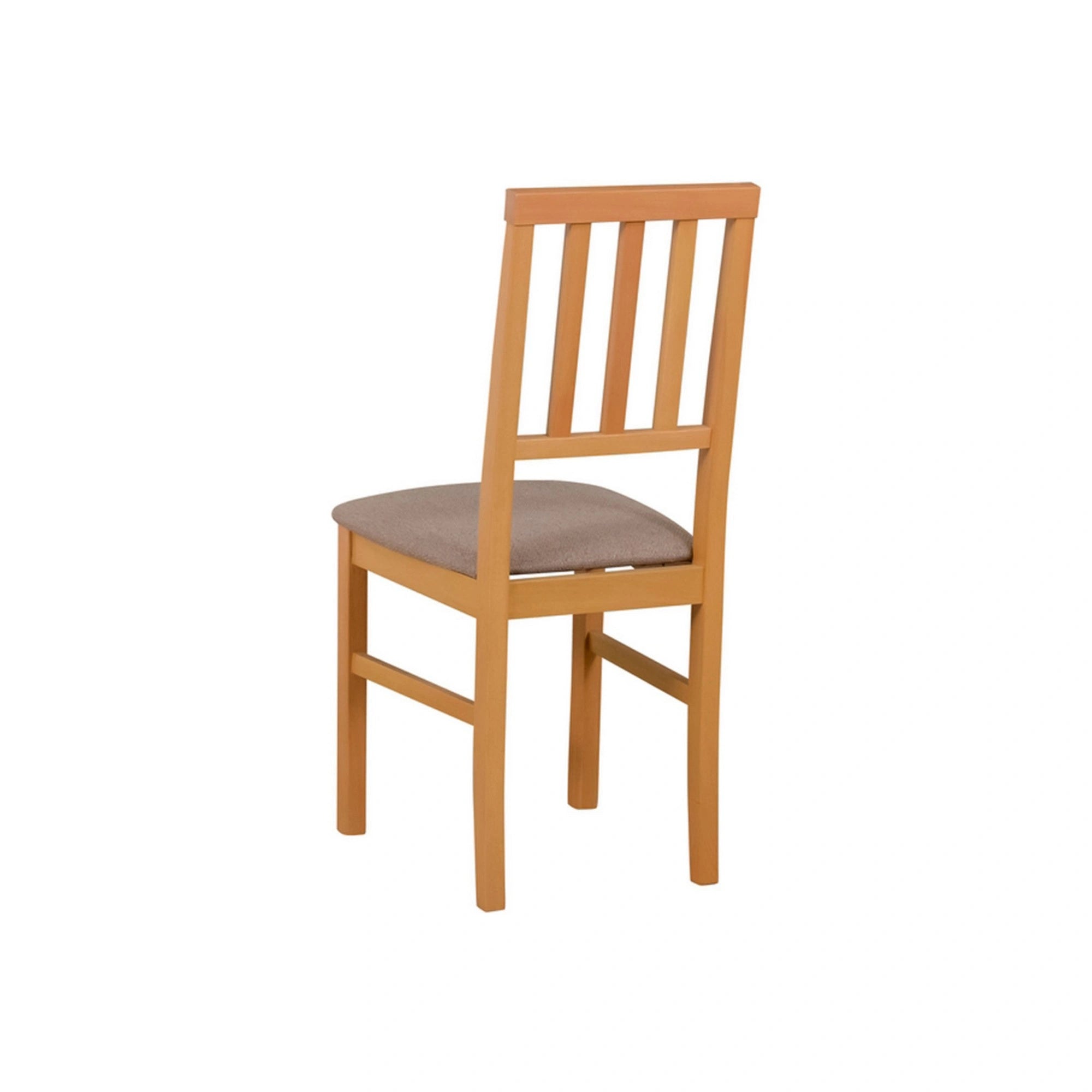 Scaun AREN, maro/stejar grandson, stofa clasica/lemn, 43x50x92 cm