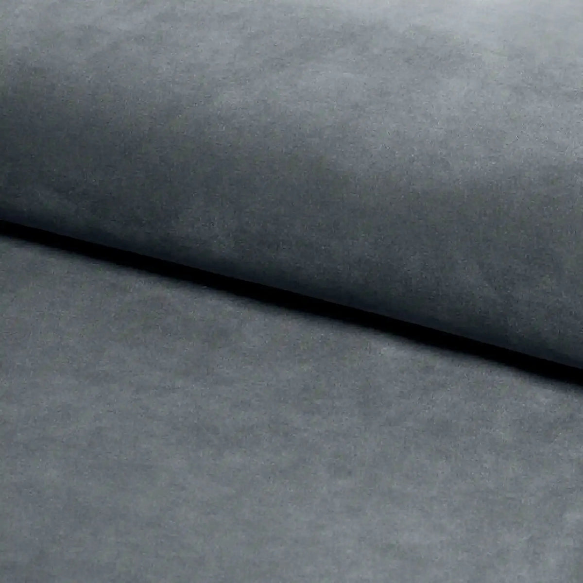 Scaun ATOM, gri/negru, stofa catifelata/metal, 44x39x93 cm