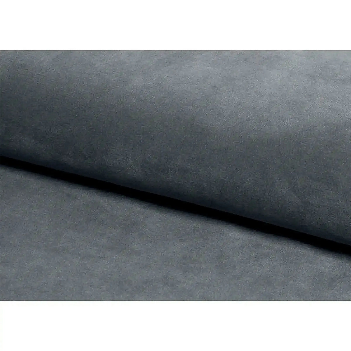 Scaun AXO, gri/negru, stofa catifelata/metal, 43x47x101 cm