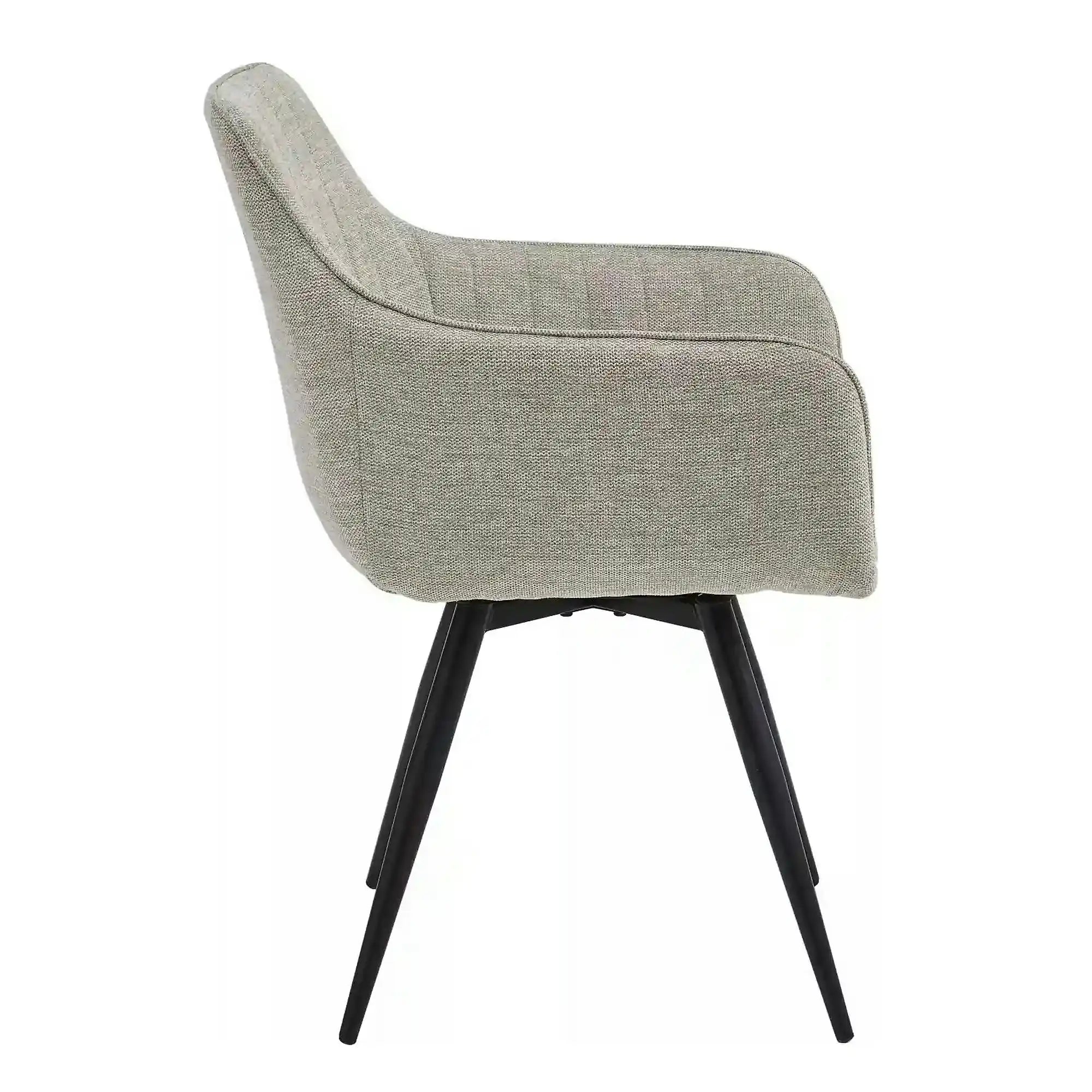Scaun BALLO, bej deschis/negru, stofa clasica/metal, 56x58x84 cm