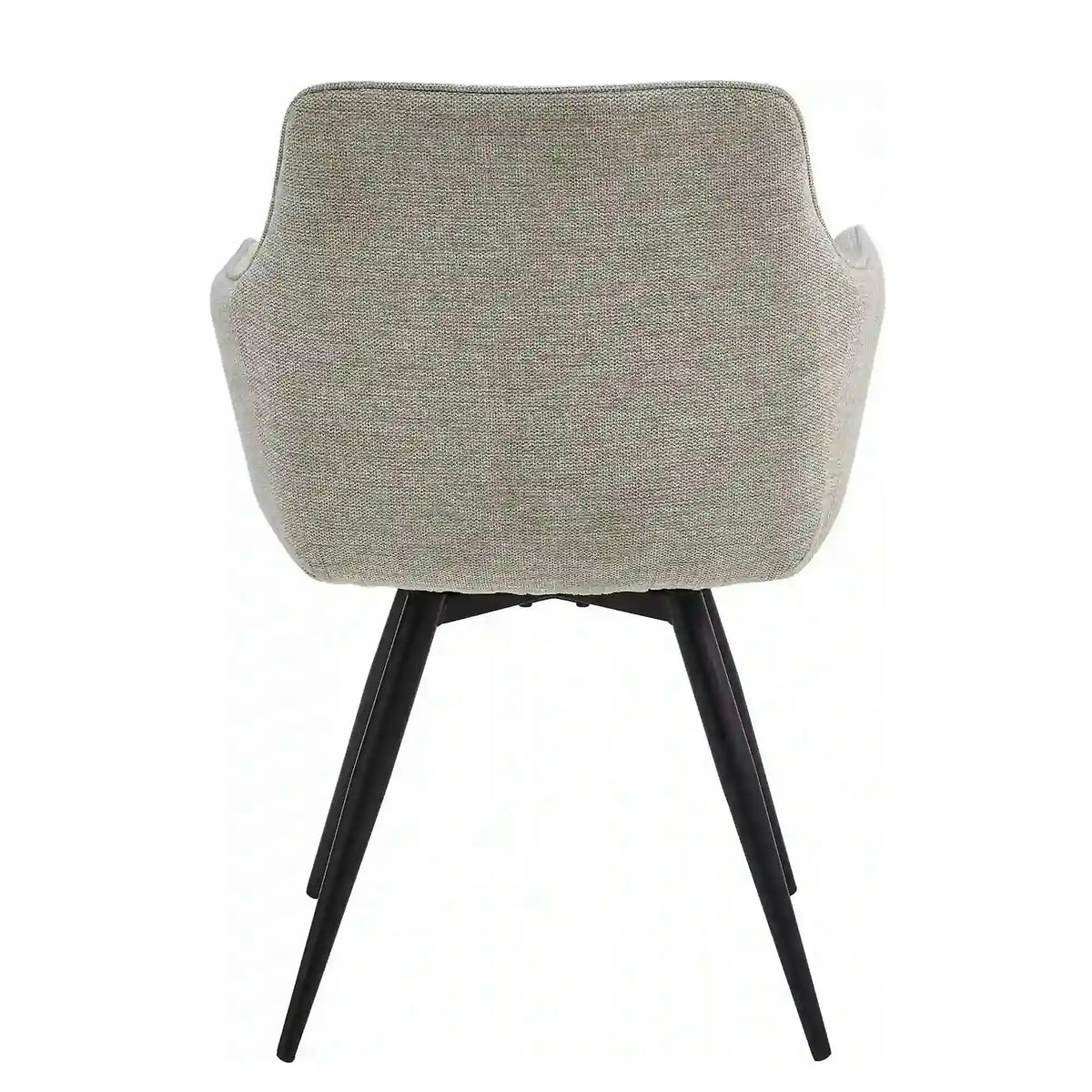 Scaun BALLO, bej deschis/negru, stofa clasica/metal, 56x58x84 cm