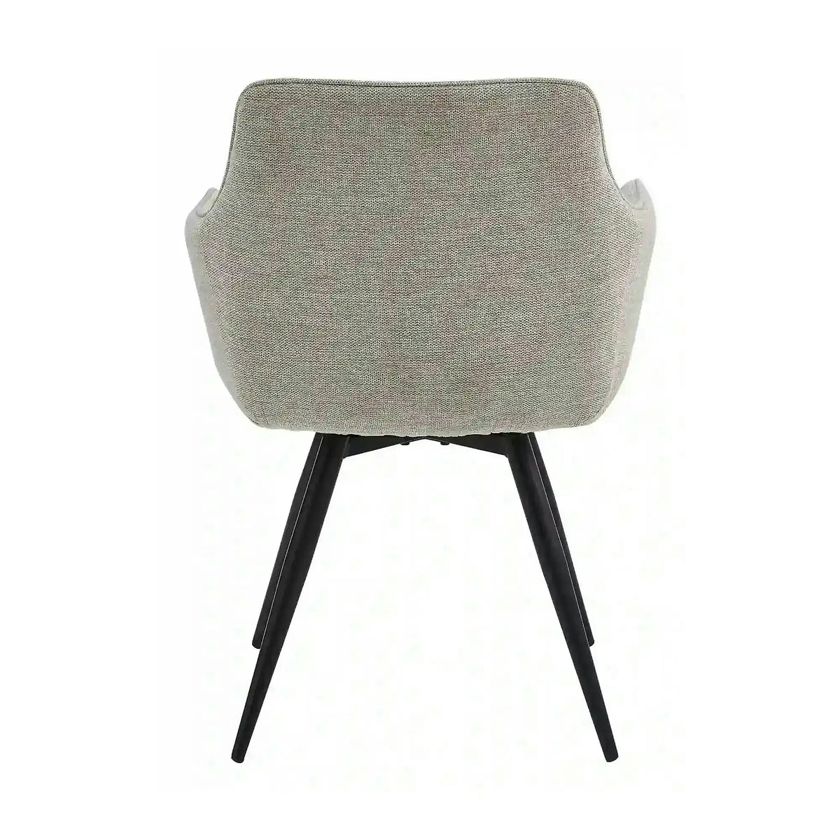 Scaun BALLO, bej deschis/negru, stofa clasica/metal, 56x58x84 cm