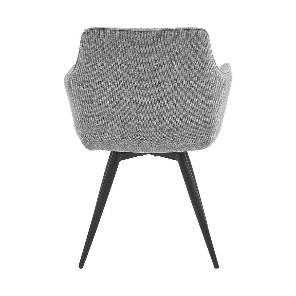 Scaun BALLO, gri/negru, stofa clasica/metal, 56x58x84 cm