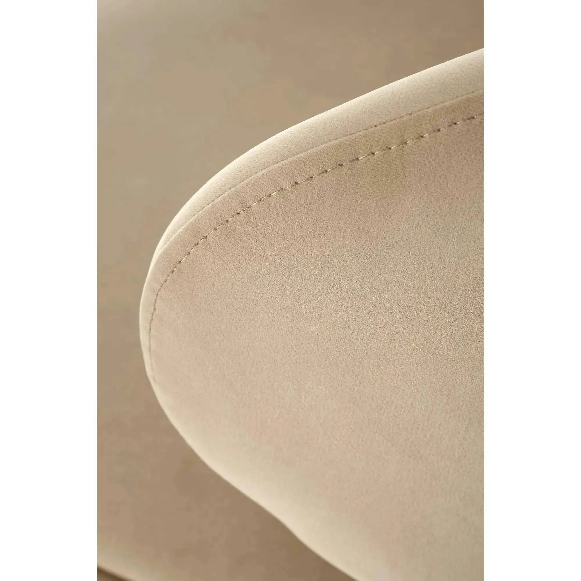 Scaun bar cu spatar inalt H121, bej - Mavel 38/negru, stofa catifelata/metal, 51x50x92 cm