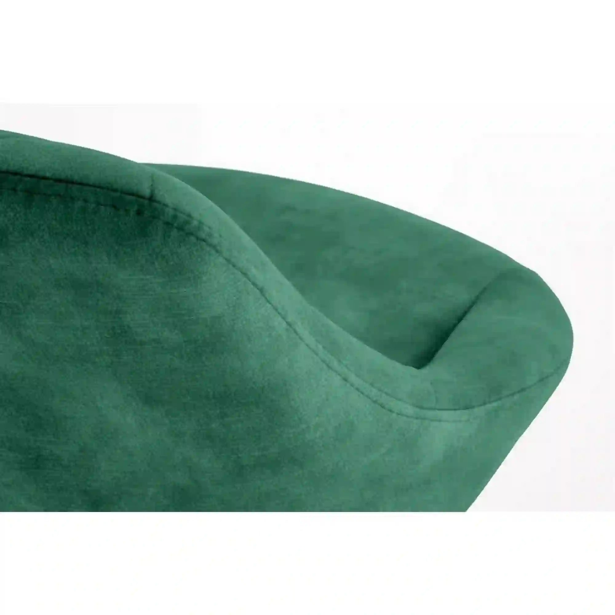 Scaun bar H102, verde inchis/negru, stofa catifelata/otel, 53x48x100 cm