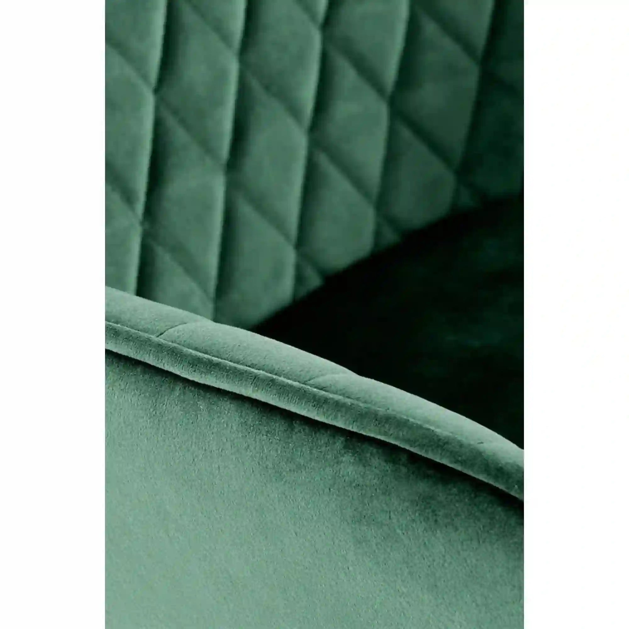 Scaun bar H103, verde inchis/negru, stofa catifelata/otel, 55x55x92/114 cm
