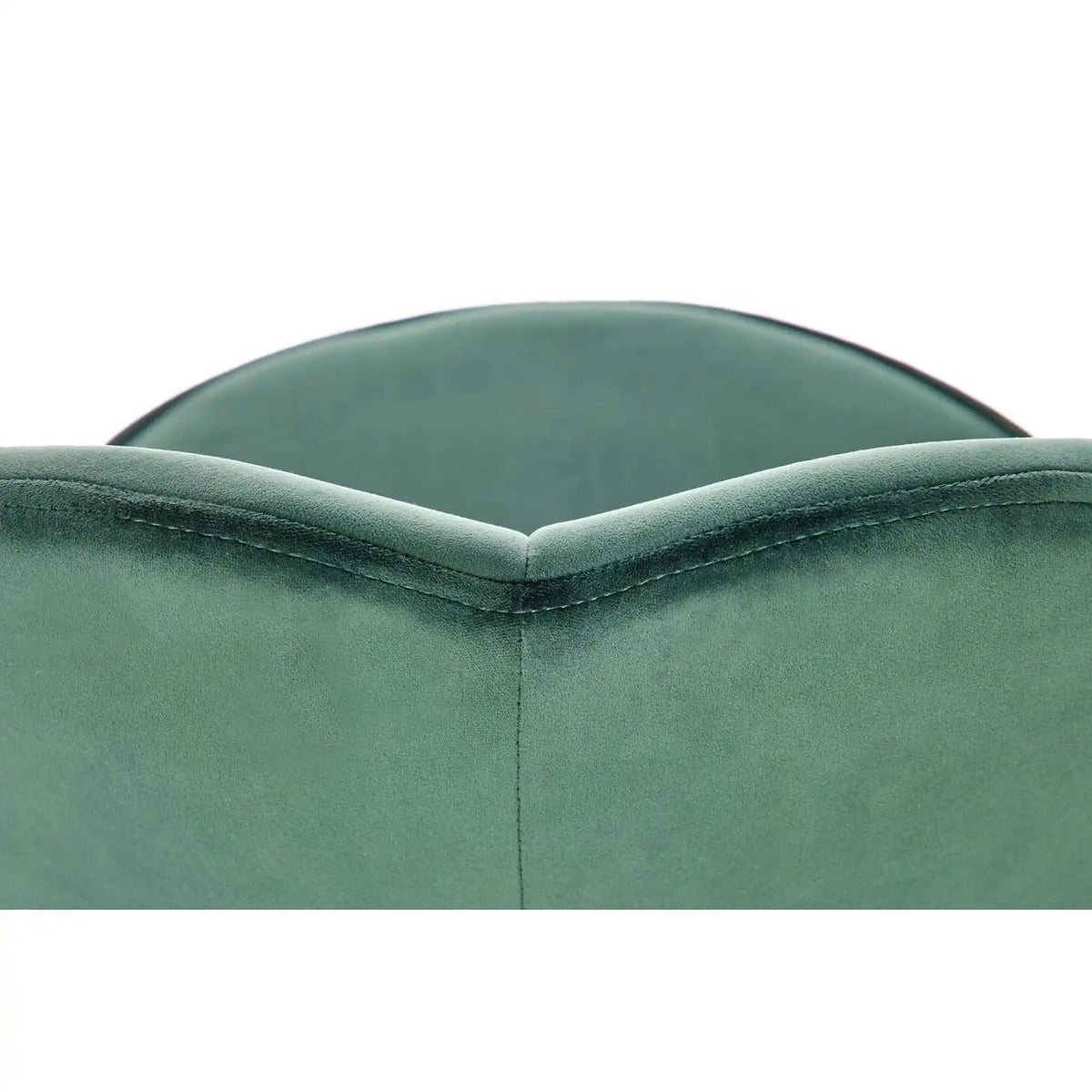 Scaun bar H106, verde/negru, stofa catifelata/otel, 58x58x96 cm