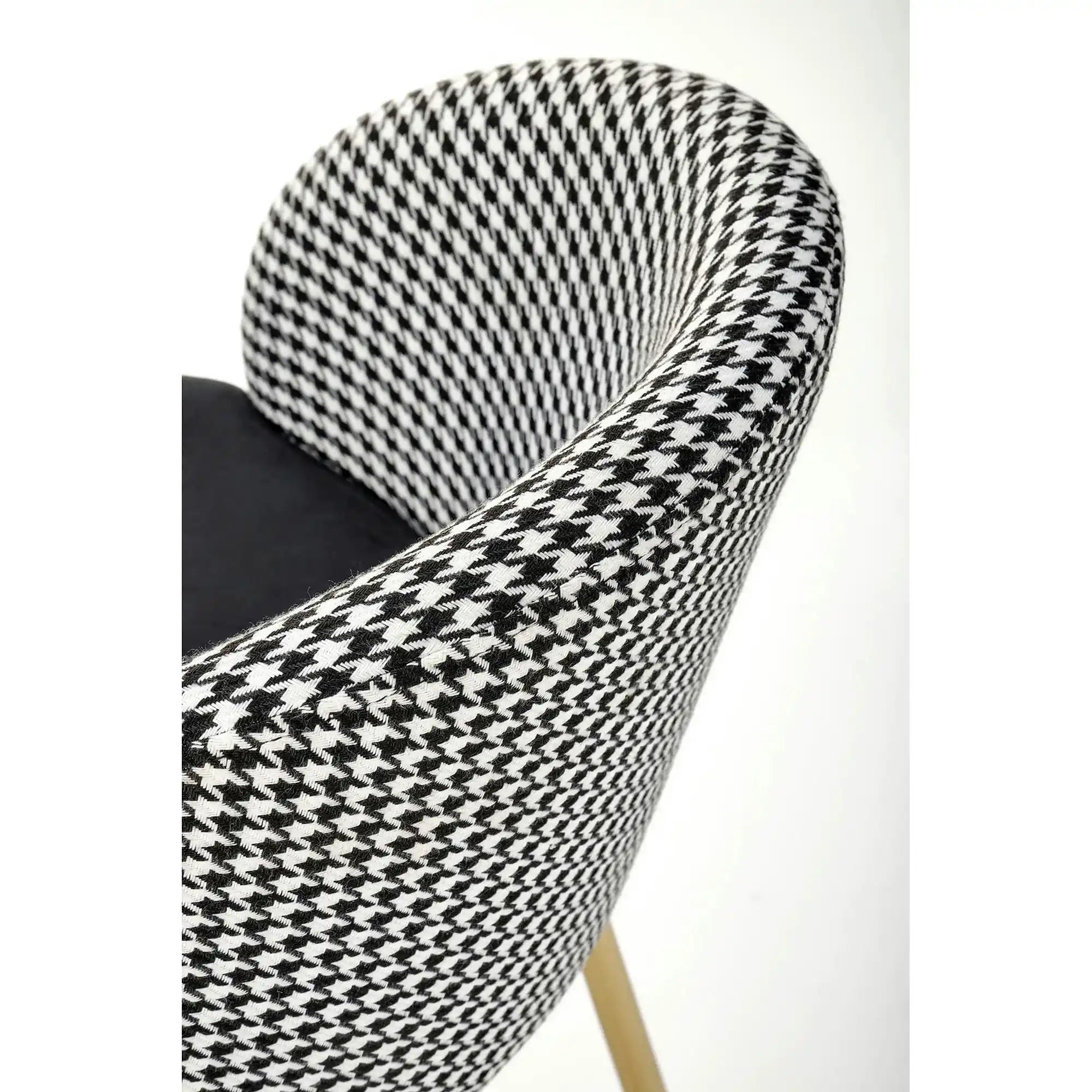Scaun bar H113, negru/gri/auriu, stofa catifelata/otel, 47x55x85 cm