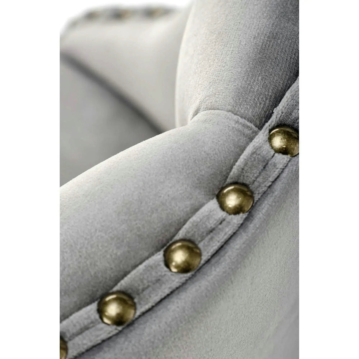Scaun bar H117, gri/negru, stofa catifelata/otel, 47x52x96/118 cm