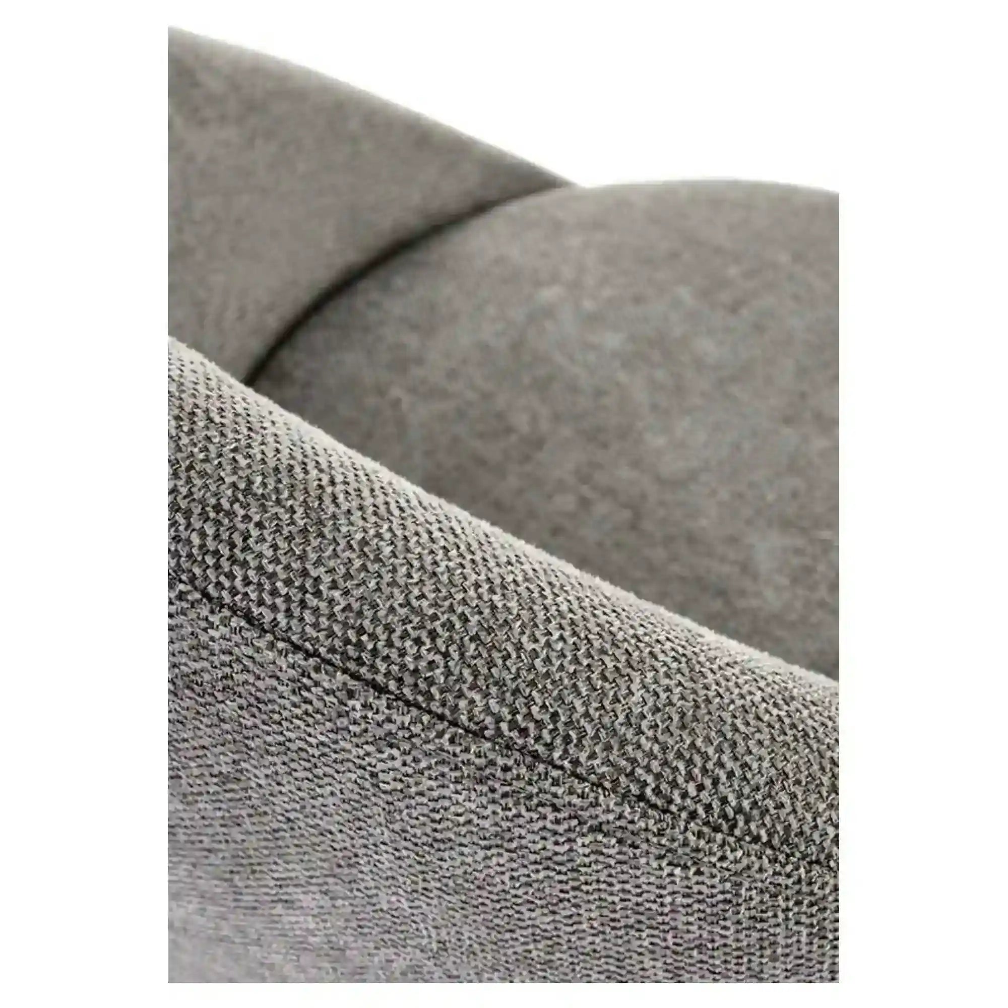 Scaun bar H118, gri/negru, stofa clasica/otel, 53x57x90 cm