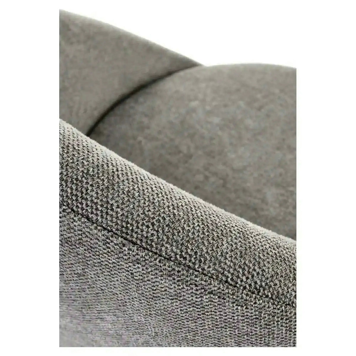 Scaun bar H118, gri/negru, stofa clasica/otel, 53x57x90 cm